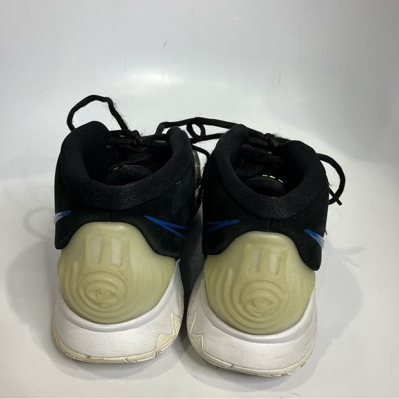 Nike Kyrie 6 sneakers black white iridescent mens size 9.5 athletic activewear - Picture 5 of 13